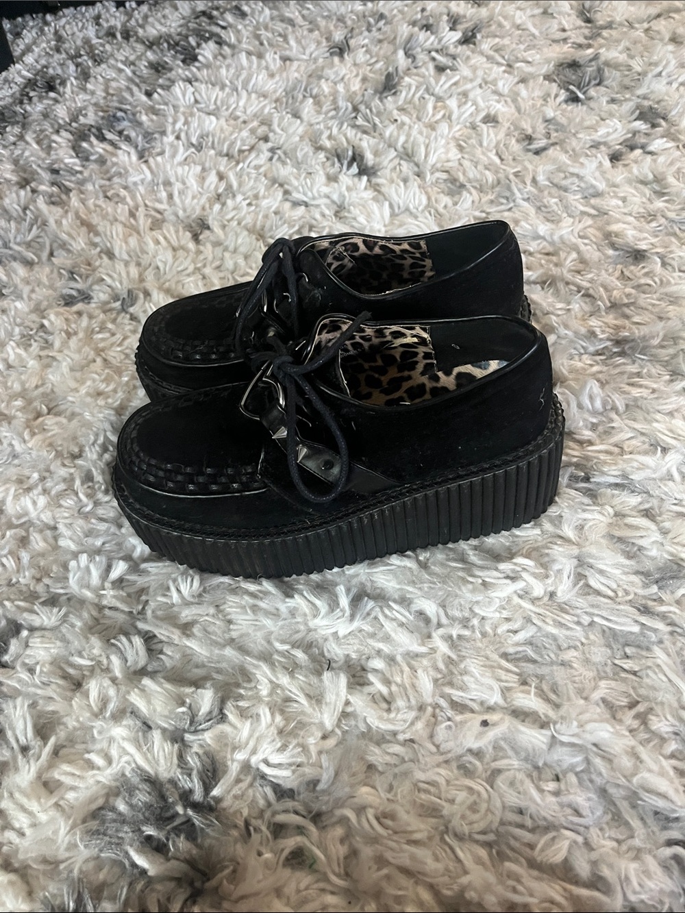 Demonia Cult Creepers with heart ring